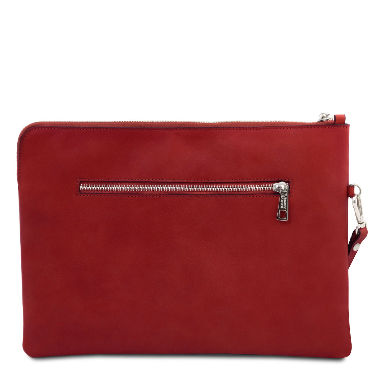 Giulio - Maxi leather clutch with handle - TL142638
