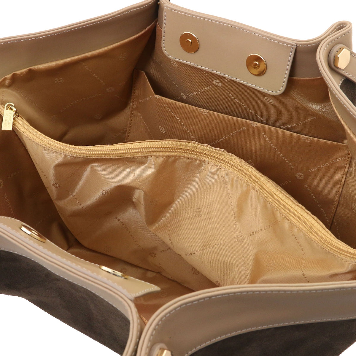 Soleil - Suede Leather Shopping bag