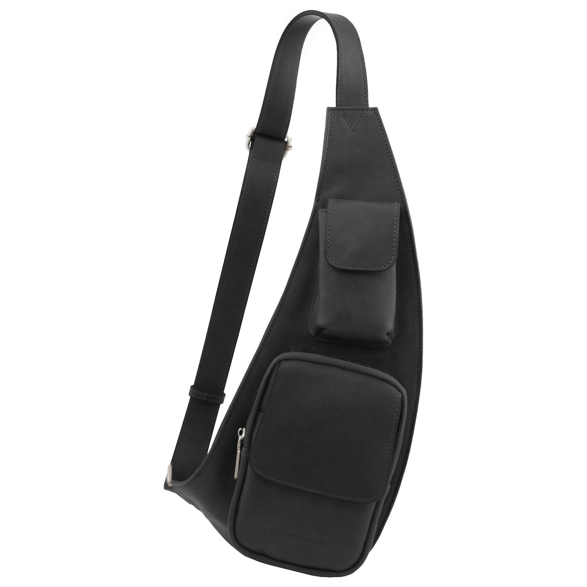 Leather crossover bag | men's sling bag