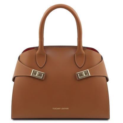 Coccola - leather handbag in smooth leather
