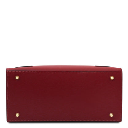 Coccola - leather handbag in smooth leather