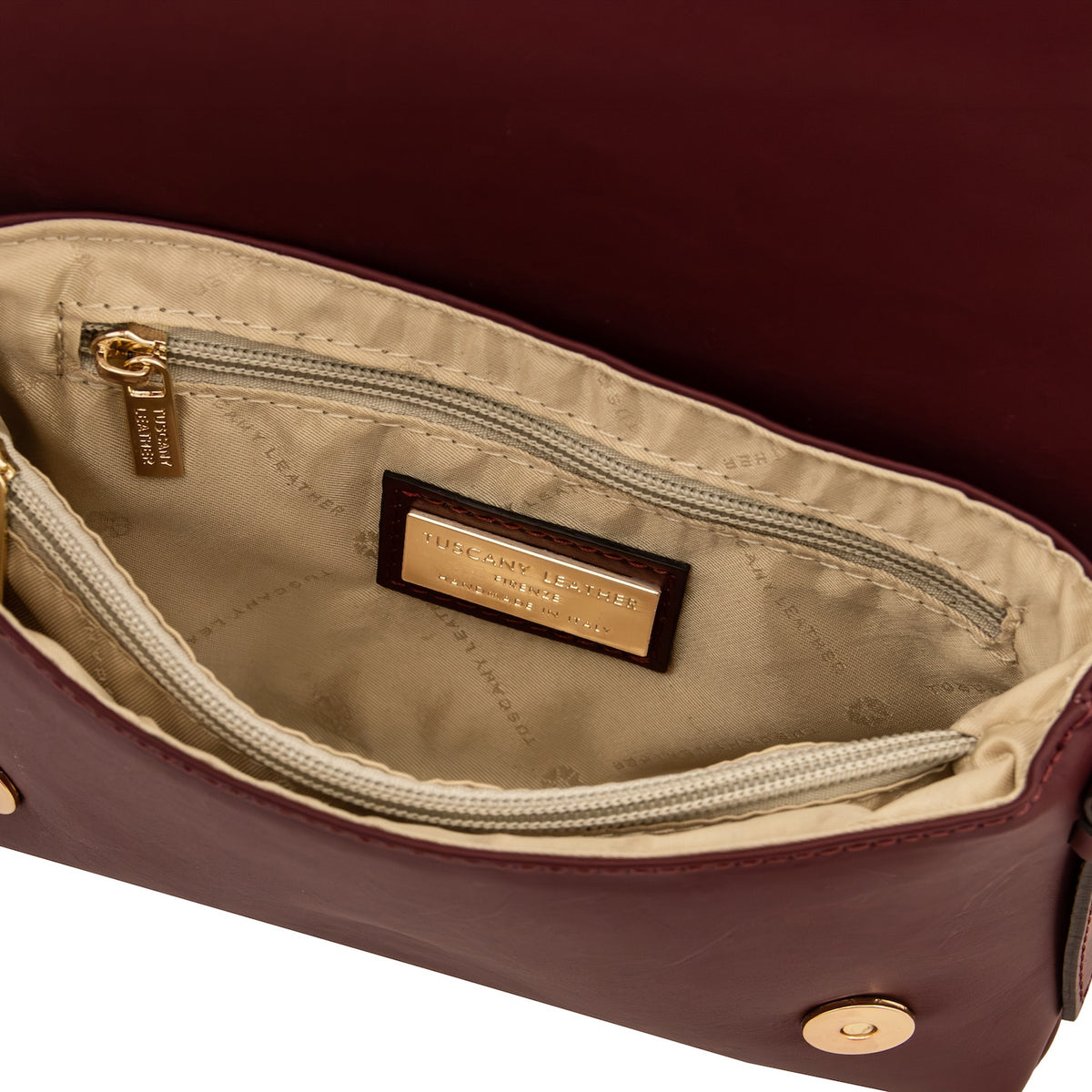 Biscuit - Soft leather shoulder bag