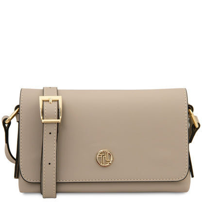 Biscuit - Soft leather shoulder bag