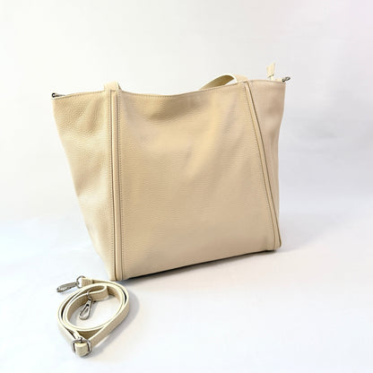 Siena - Large Italian Pebbled Leather Tote Bag