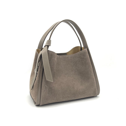 Pienza – Italian Suede Leather Tote Handbag