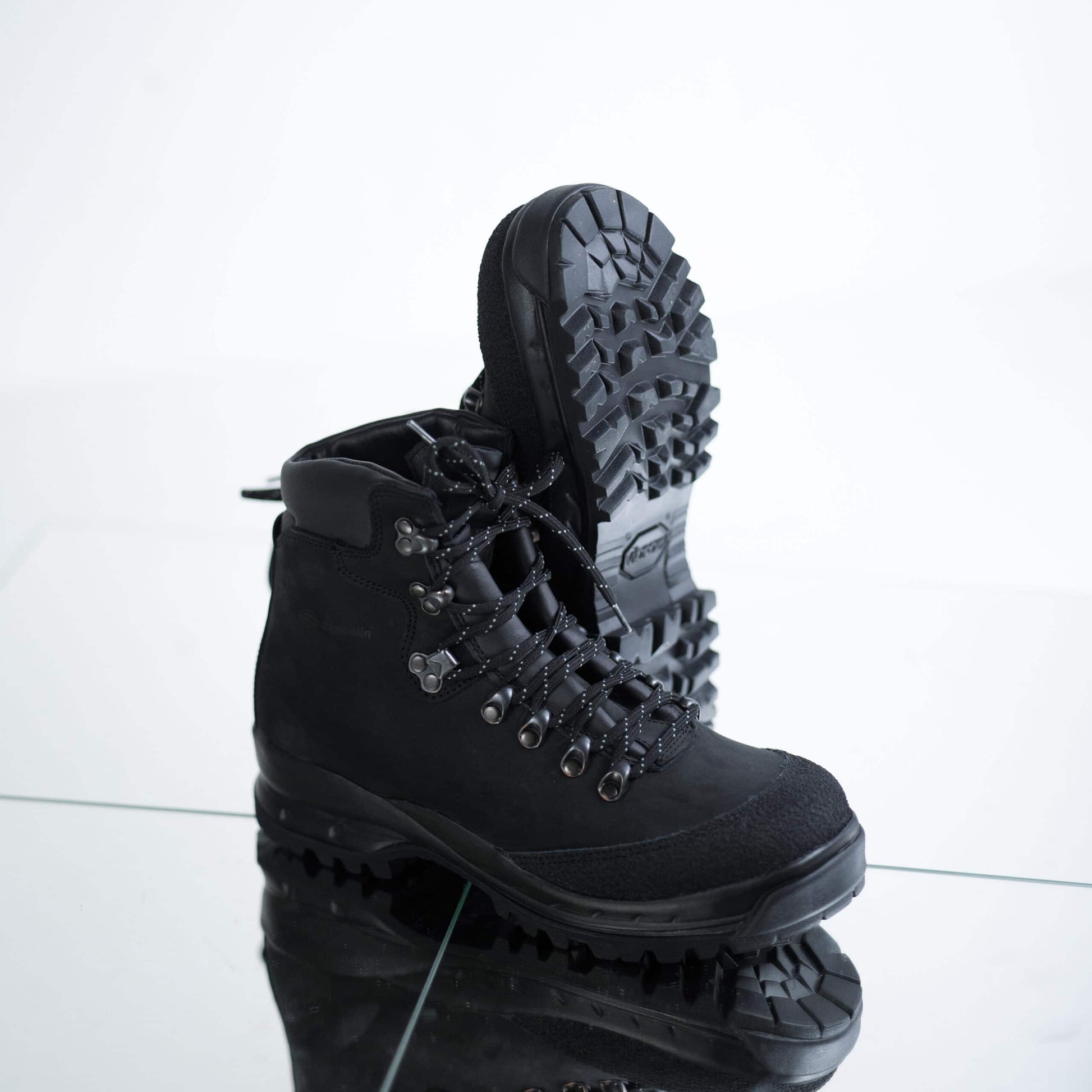 553P Black Hiking Boots - Premium  - Shop now at San Rocco Italia