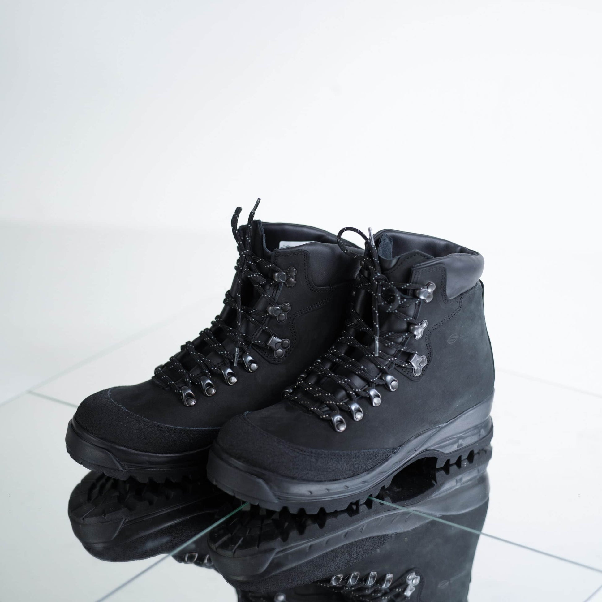 553P Black Hiking Boots - Premium  - Shop now at San Rocco Italia