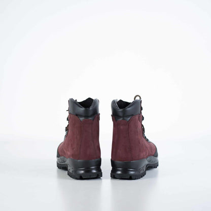 553P Burgundy Hiking Boots - Premium  - Shop now at San Rocco Italia