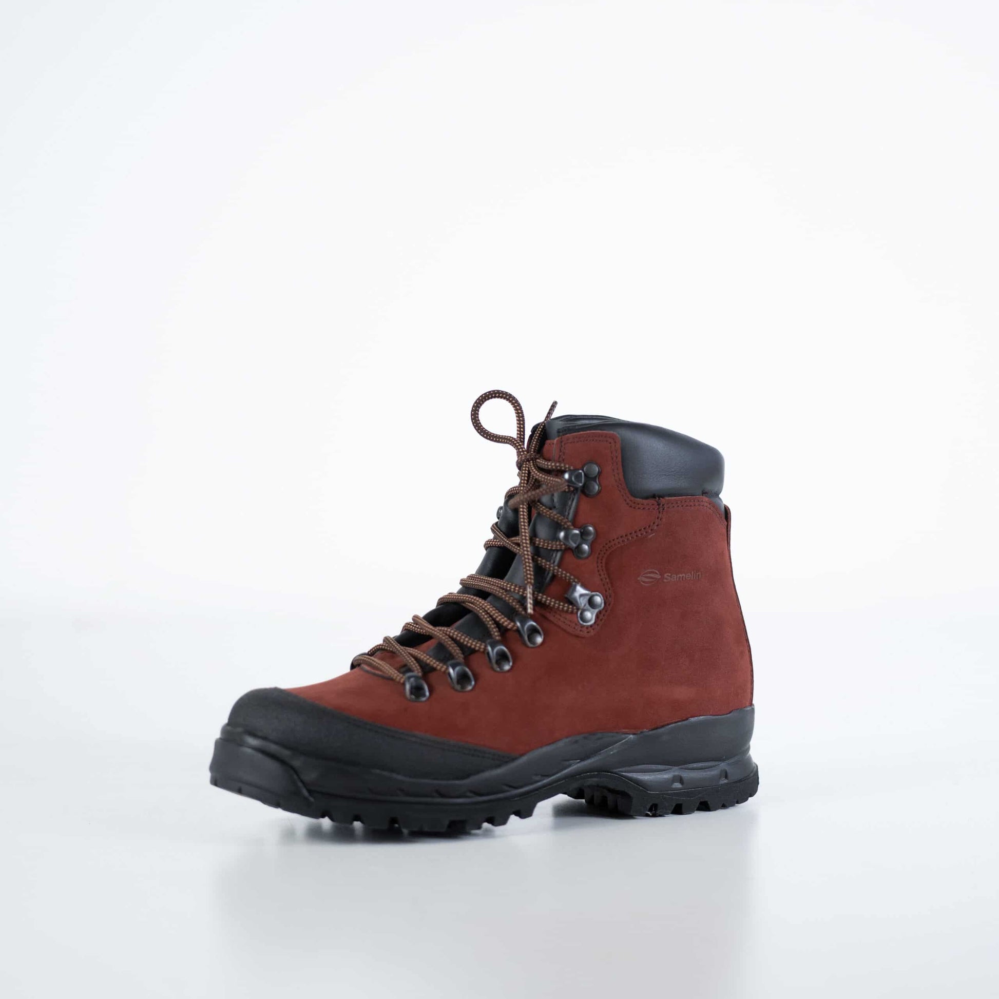 553P Rosso Aragosta Hiking Boots - Premium  - Shop now at San Rocco Italia