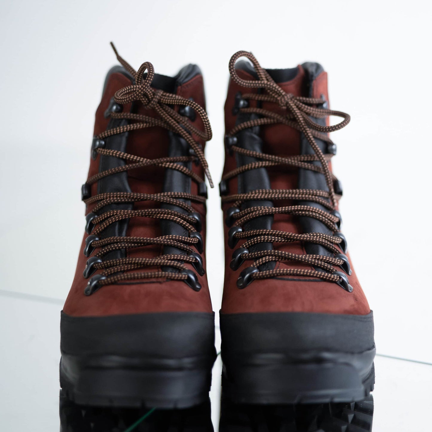 553P Rosso Aragosta Hiking Boots - Premium  - Shop now at San Rocco Italia