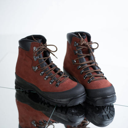 553P Rosso Aragosta Hiking Boots - Premium  - Shop now at San Rocco Italia