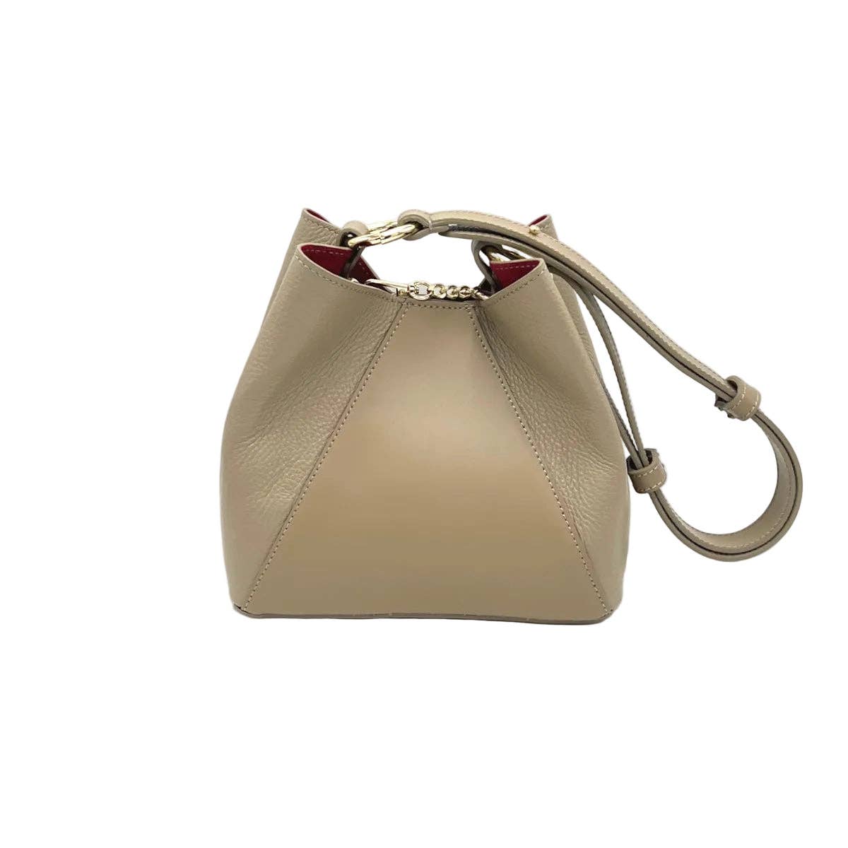 Bolgheri Leather Bucket Bag – Handcrafted in Tuscany
