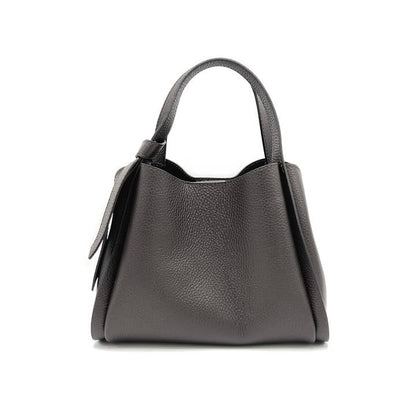 Pienza – Italian Leather Tote Handbag – Espresso Brown