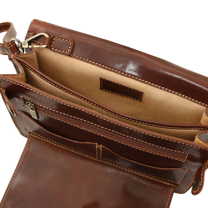 Max - Leather handy wrist bag for men | TL8075