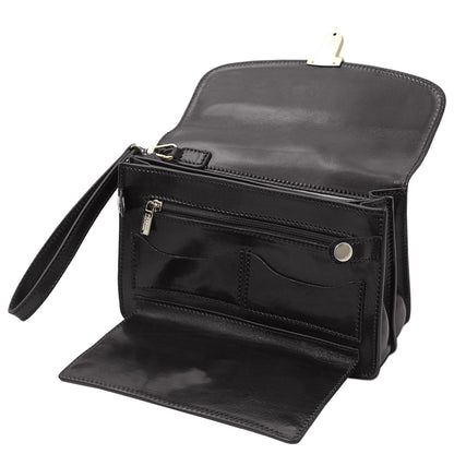 Max - Leather handy wrist bag for men | TL8075