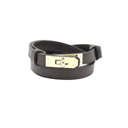 Women’s Adjustable Skinny Leather Belt – Handcrafted in Italy