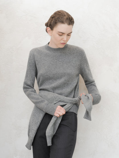 Pull ras du cou en pur cachemire