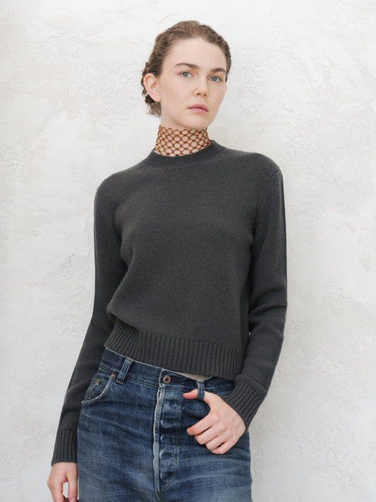 Pure Cashmere Crewneck Sweater