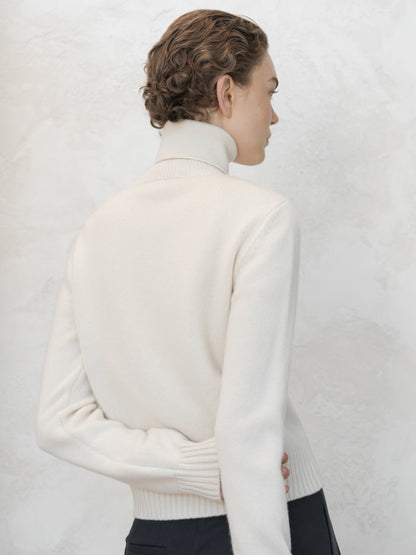 Pull ras du cou en pur cachemire