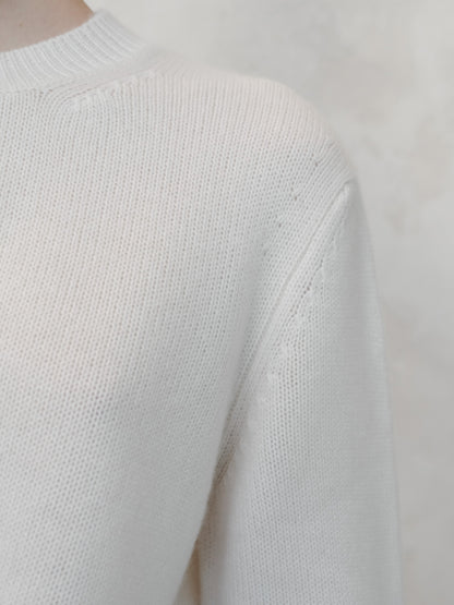 Pull ras du cou en pur cachemire