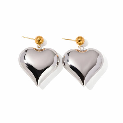 Boucles d'oreilles cœur Emma XL