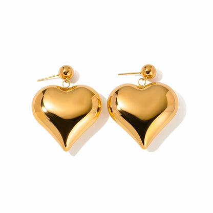 Boucles d'oreilles cœur Emma XL