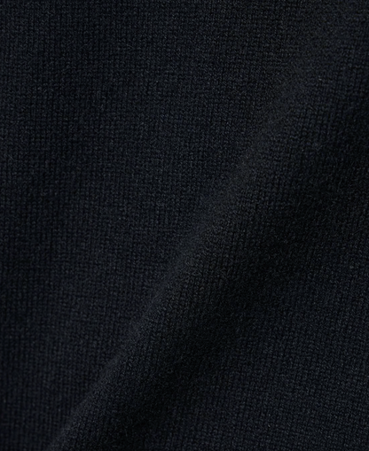 Cashmere Blend Ribbed Beanie