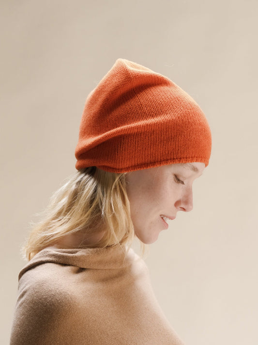 Wool & Cashmere Mix Beanie (3D-Knit)