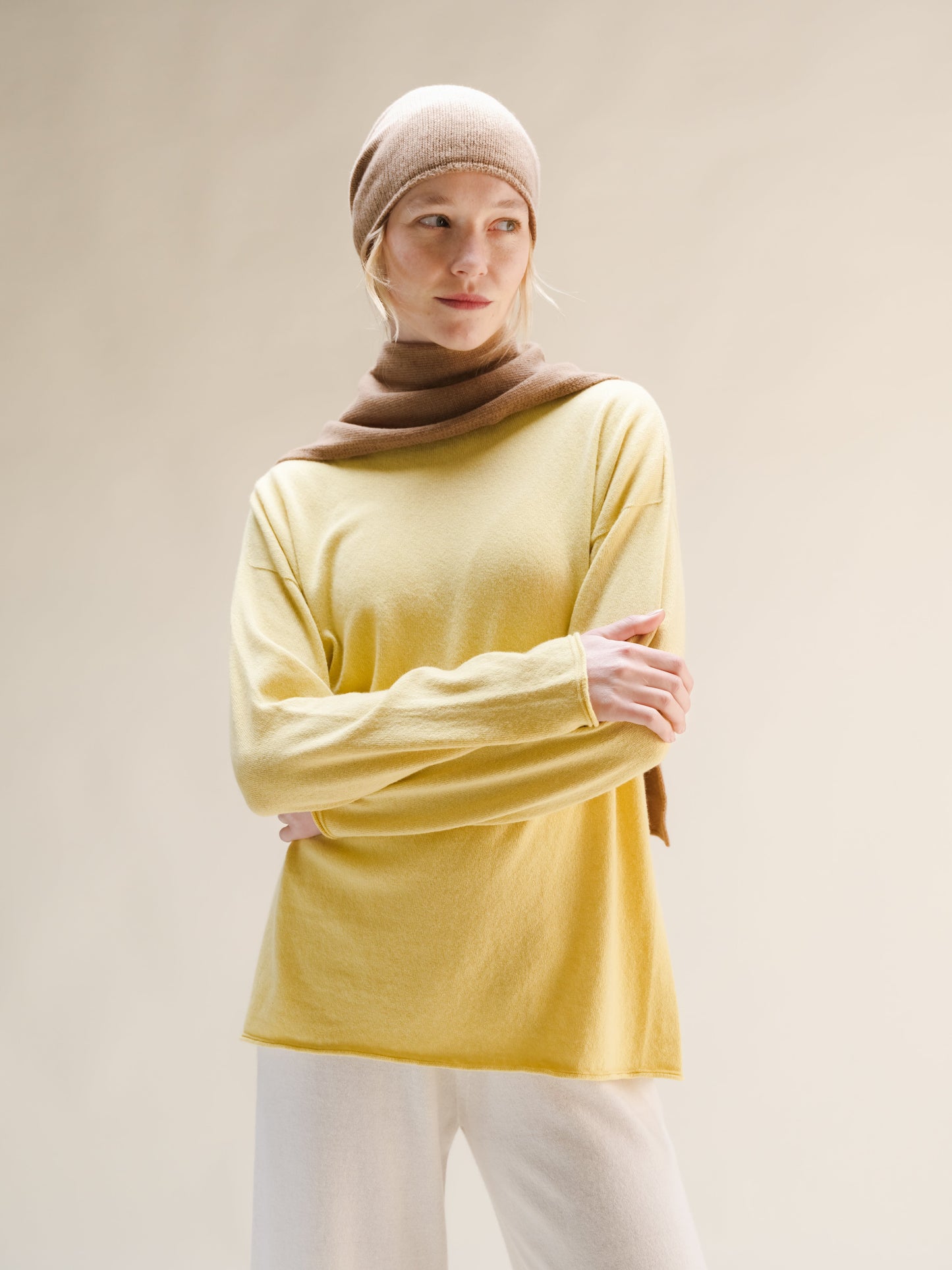 Wool & Cashmere Mix Beanie (3D-Knit)