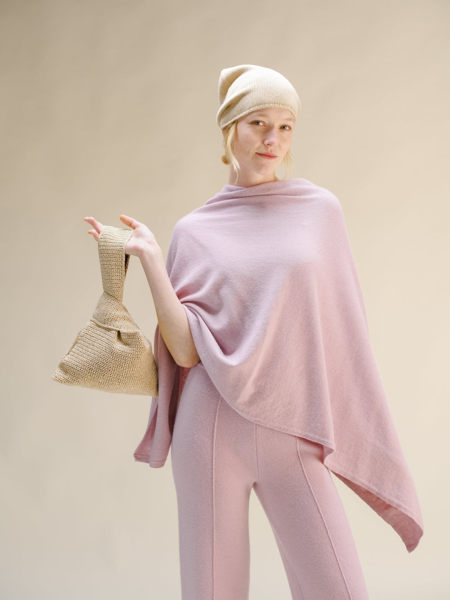 Wool & Cashmere Mix Beanie (3D-Knit)