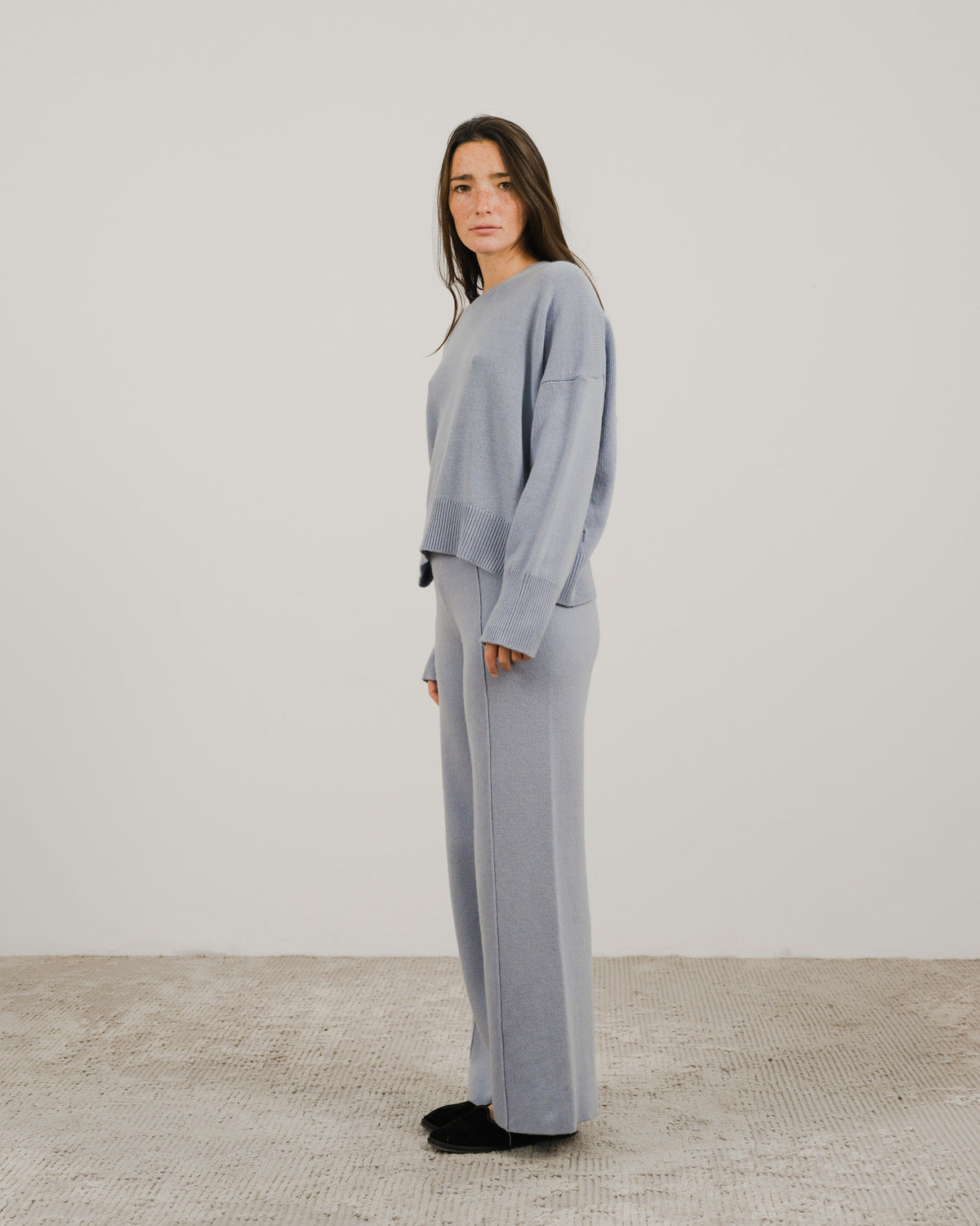 Cashmere Blend Crewneck Sweater