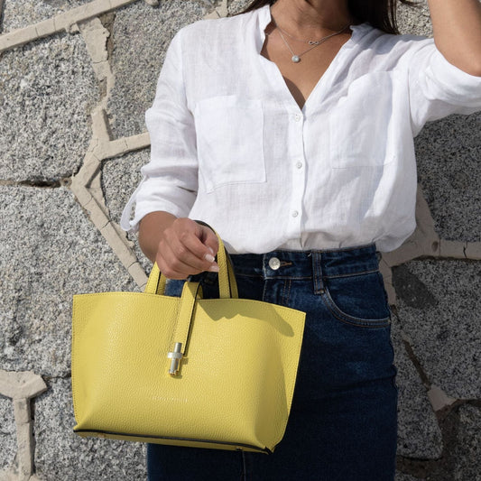 Leather handbags Agatha - Women's leather tote purse | TL142456 San Rocco Italia