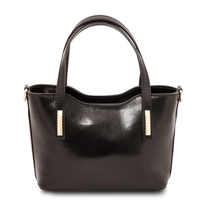 Amelia - Italian leather mini tote bag | TL142406 - Premium Leather handbags - Shop now at San Rocco Italia