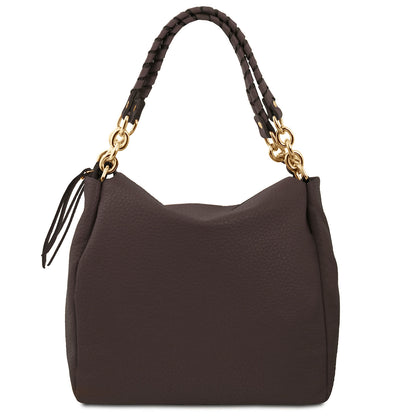 Leather shoulder bags Amy - Soft Italian leather shopping bag | TL142385 San Rocco Italia