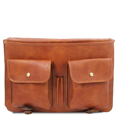 Leather briefcases Ancona - Leather messenger bag | TL142073 San Rocco Italia