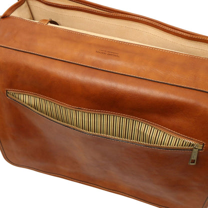 Leather briefcases Ancona - Leather messenger bag | TL142073 San Rocco Italia