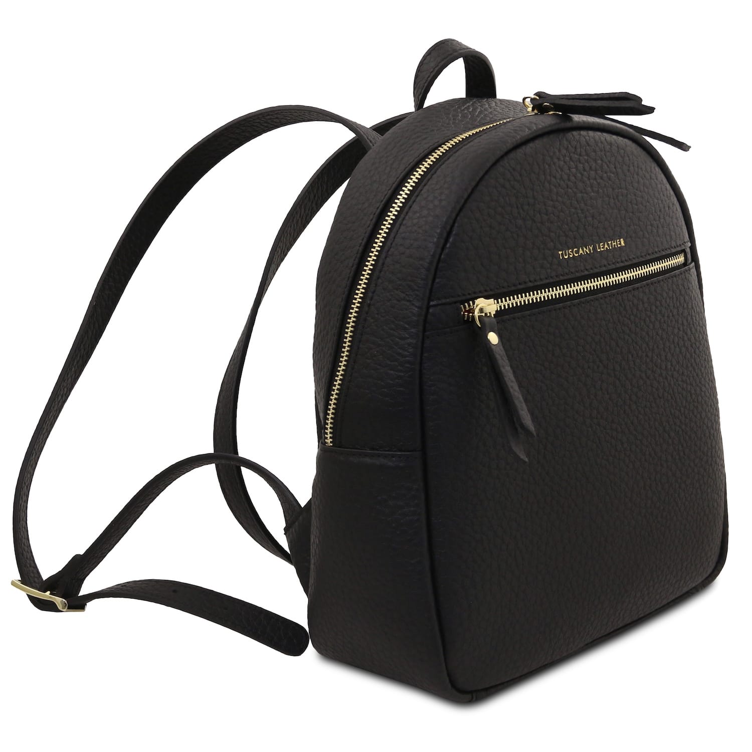 Arco Leather Backpack Black