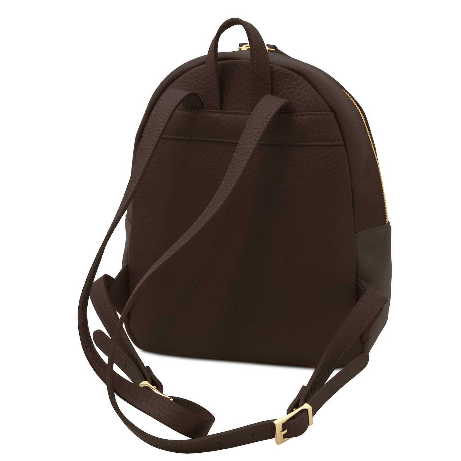 Leather backpacks for women Arco - Suede and pebbled leather backpack | TL142509 San Rocco Italia