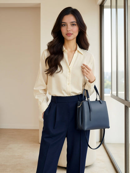 Leather handbags Arezzo – Italian Leather Tote Handbag San Rocco Italia