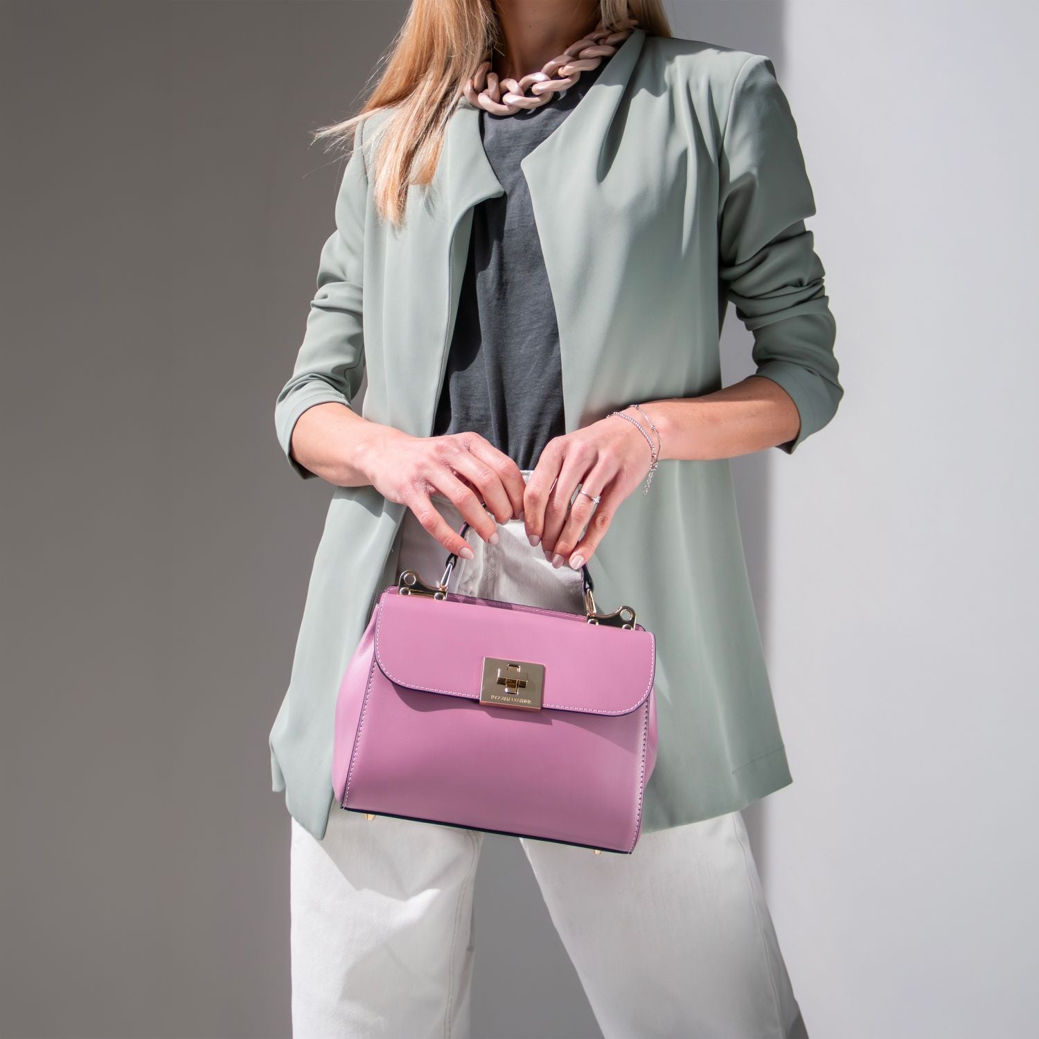 Armonia Leather Handbag | TL142286 – San Rocco Italia