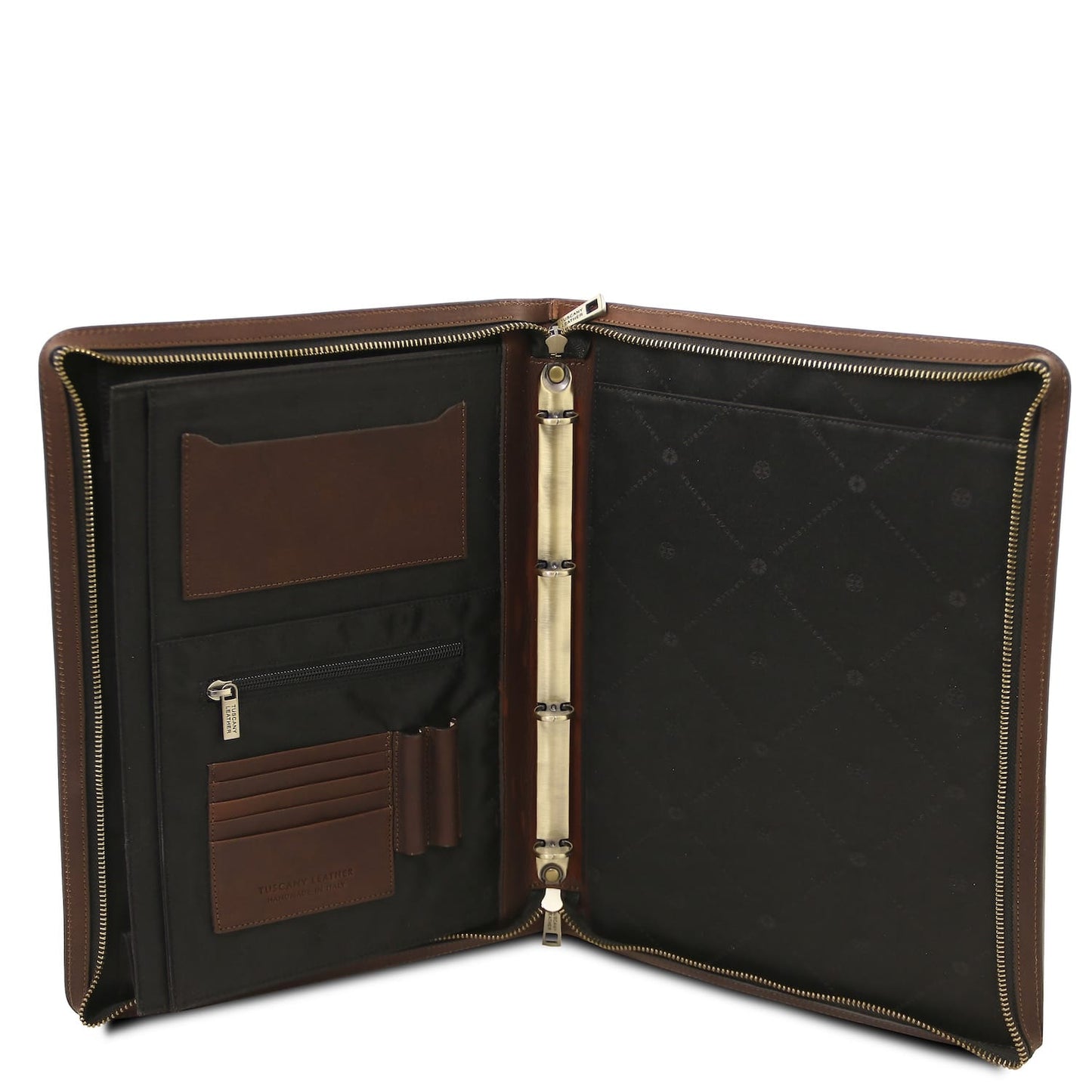 Augusto - Leather document case with ring binder | TL142555