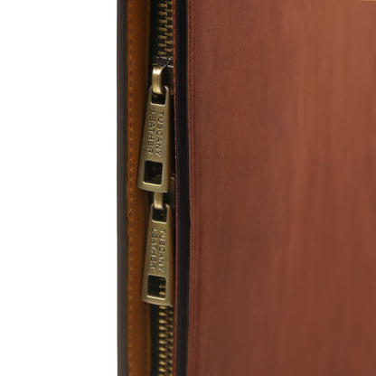 Augusto - Leather document case with ring binder | TL142555
