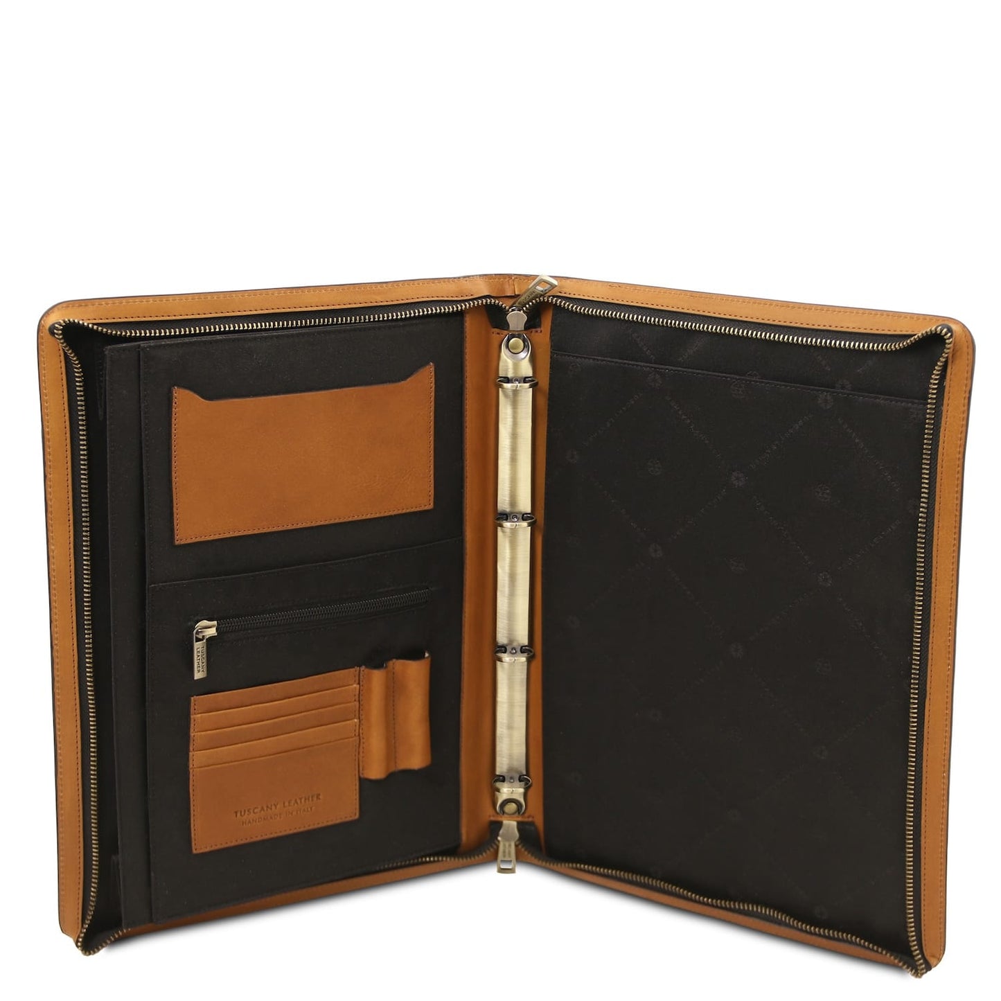 Augusto - Leather document case with ring binder | TL142555