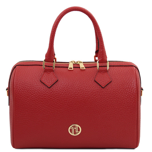 Barrique - Small leather duffle handbag | TL142586