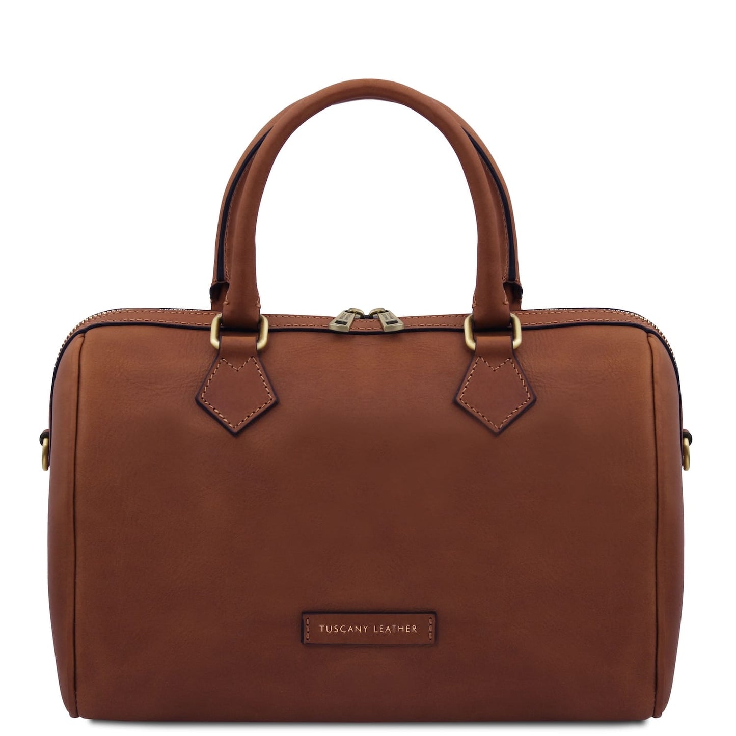 Barrique - Vegetable-tanned leather duffle handbag | TL142573