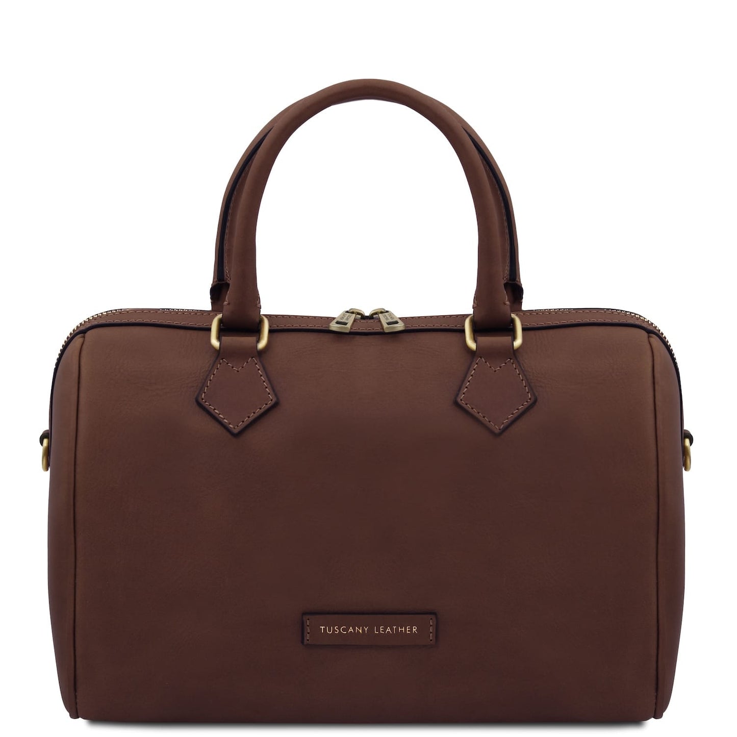Barrique - Vegetable-tanned leather duffle handbag | TL142573