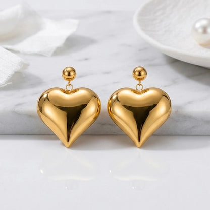 Emma XL Heart Earrings