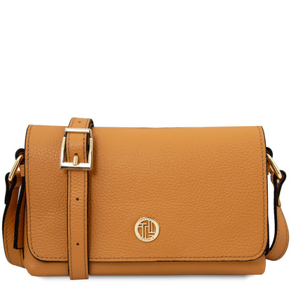 Biscuit - Soft leather shoulder bag | TL142582