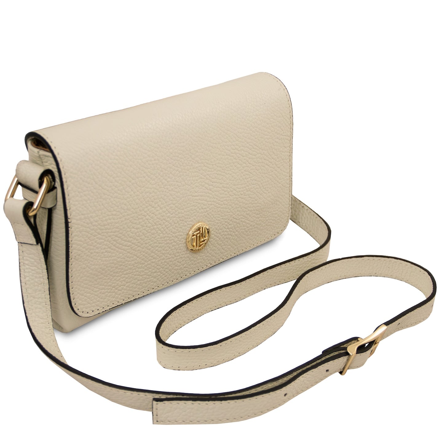 Biscuit - Soft leather shoulder bag | TL142582