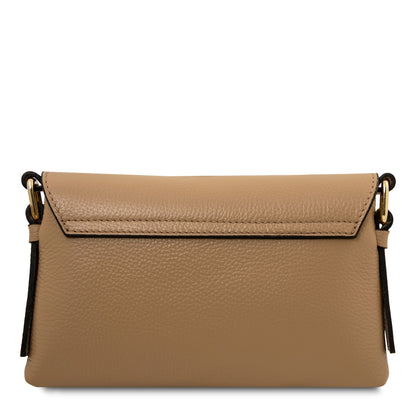 Biscuit - Soft leather shoulder bag | TL142582